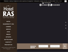 Tablet Screenshot of hotelras.com